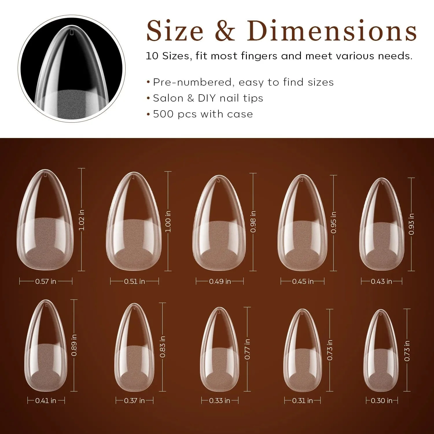 Full Cover Nail Tips - Image 8