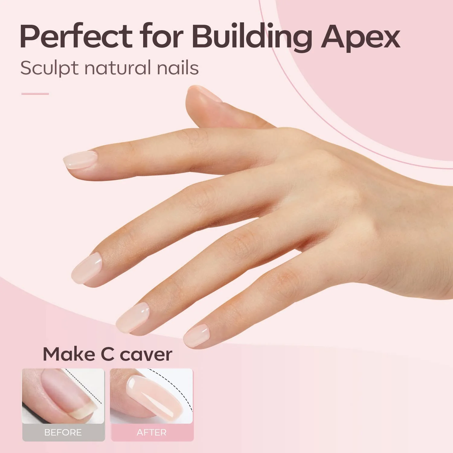 Nude Pink Builder Gel 15ml - Image 6