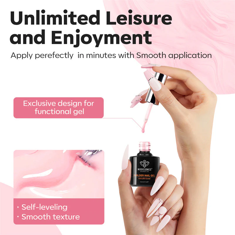 Tender Pink Builder Gel 15ml - Image 6