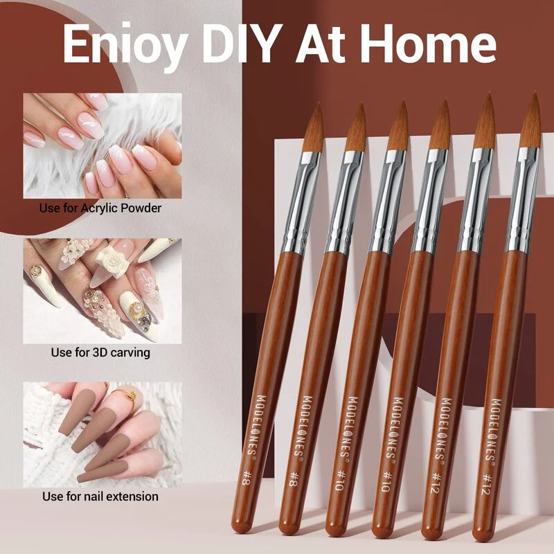 Acrylic Powder Nail Brush Trio - Image 5