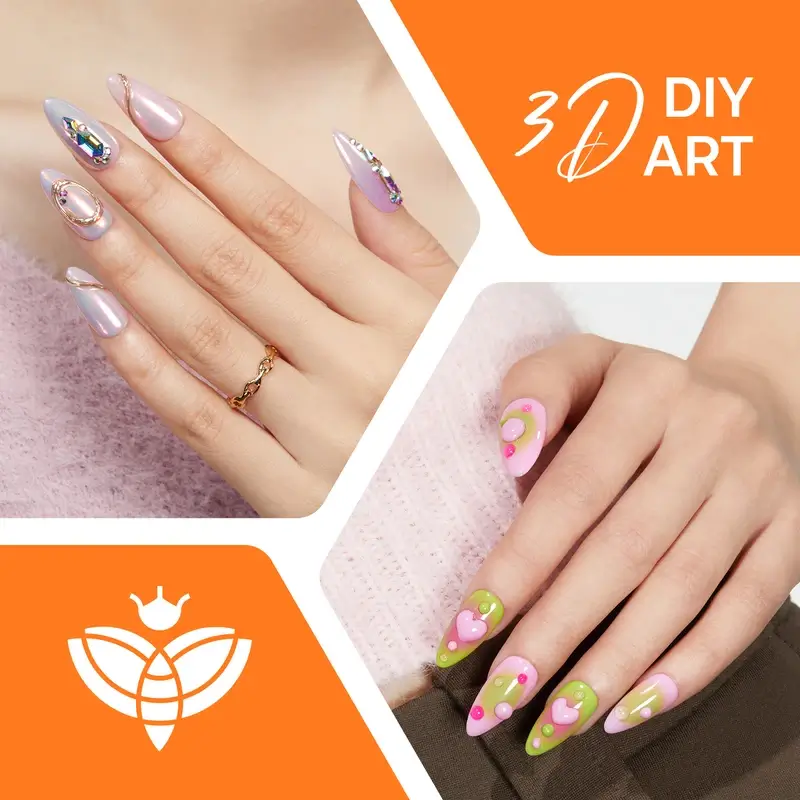 Sculpting 3D Nail Gel 9g with Dual-ended Brush - Image 6